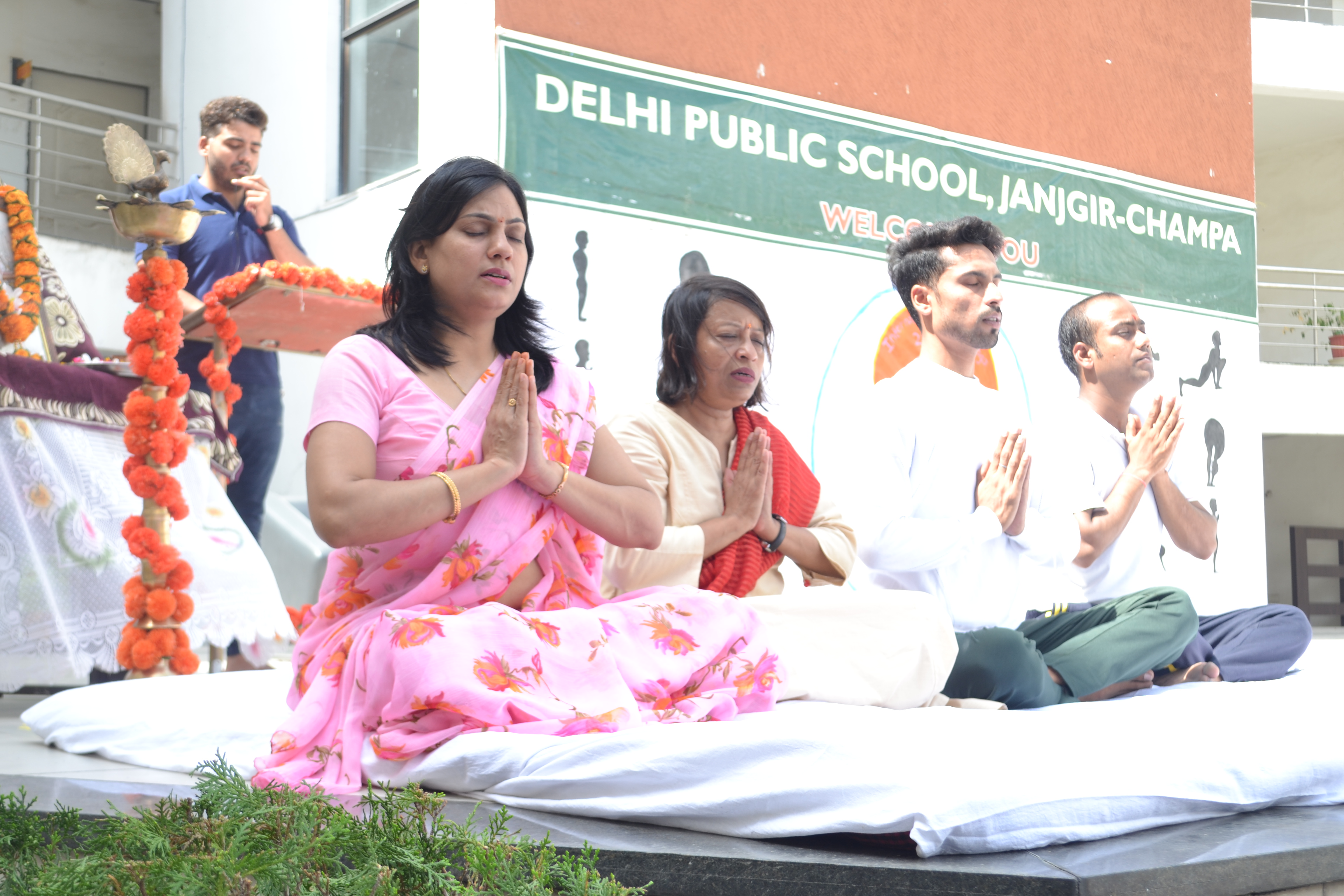 DPS, JANJGIR CHAMPA JOINS THE NATION TO GET SPIRITUAL BLISS ON INTERNATIONAL YOGA DAY